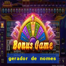 gerador de nomes para jogos